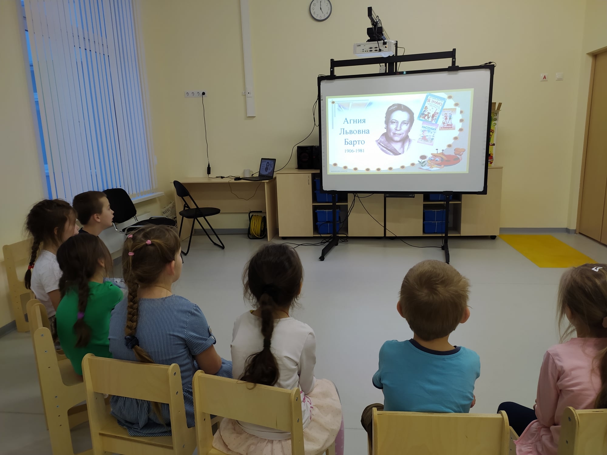 Воспитанников детского сада городского округа Щербинка познакомили с творчеством Агнии Барто
