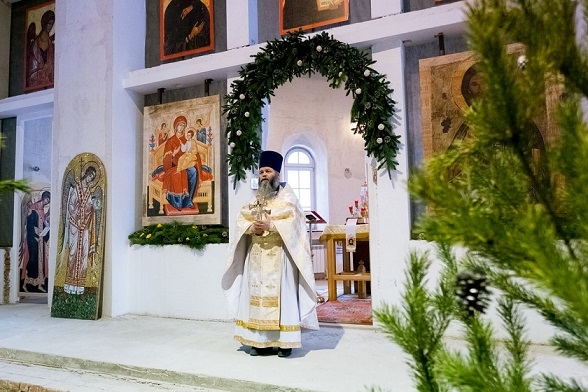 Детский праздник Рождества Христова прошел в воскресной школе  