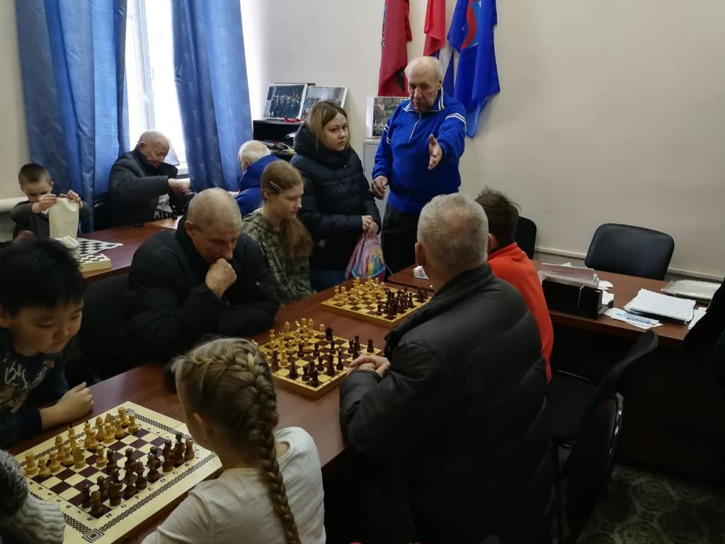 В Щербинке прошел отборочный этап шахматного турнира, посвящённого 74-ой годовщине Победы в Великой Отечественной войне 